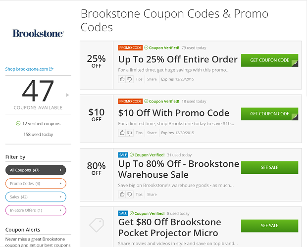 brookstone coupon codes image